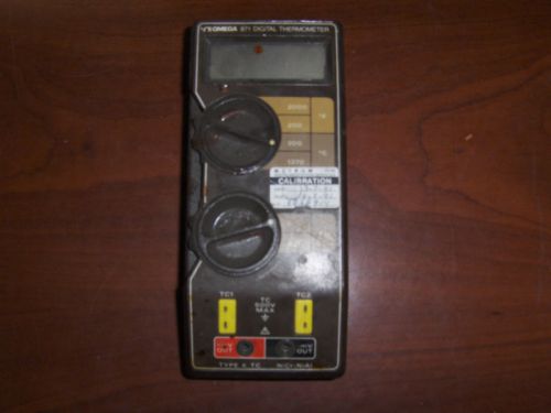 Omega Digital Thermometer Model #871, Hand Held 9V