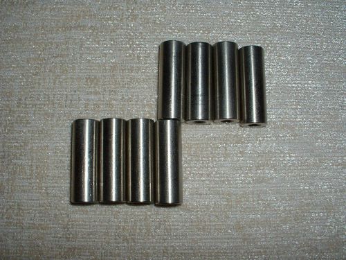 Eight Edmund Optics Stainless Steel Mounting Posts, 1.5 in. long, 1/4-20 Thread