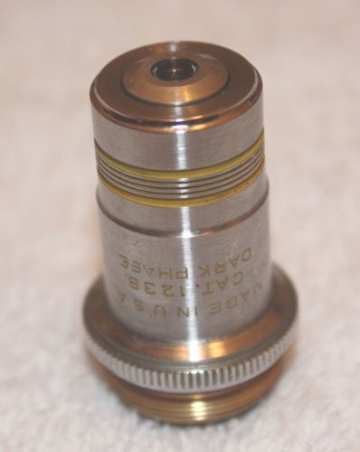 AO Spencer 45x  N.A. 0.66 Cat.1238 DARK PHASE infinity Microscope Objective