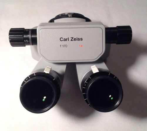 Zeiss OPMI Surgical Microscope Binocular 0-180 F170 With 10x eyepieces