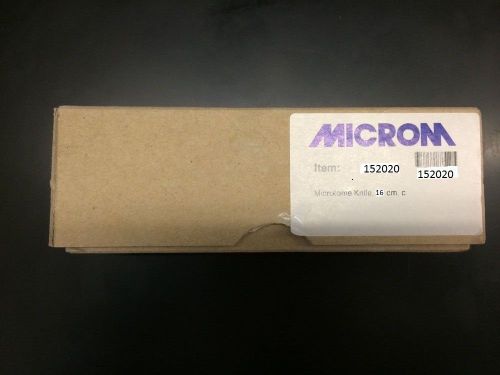 Microm Microtome Knife 16cms C Profile with case