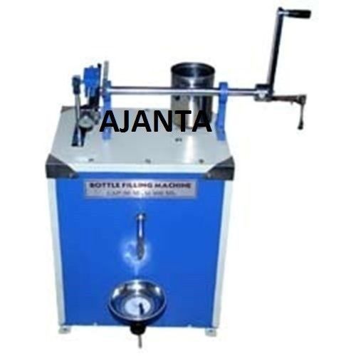 Bottle filling machine laboratory use hand operated jar for sale