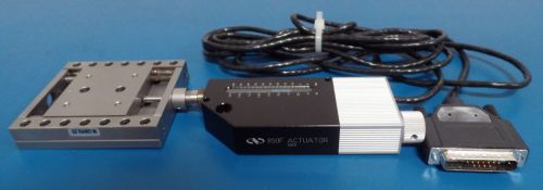 Newport 850f actuator with m-umr8.25 linear translation stage, 25 mm, 900 n load for sale
