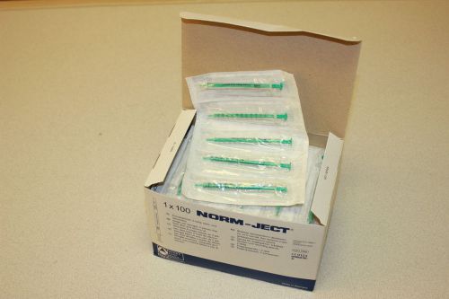 Norm-Ject Tuberkulin Luer Disposable Syringe, 4010.200V0, Latex Free, 1 mL