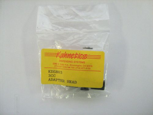 KAHNETICS KDS803 3CC Syringe Adapter Head HIGH QUALITY Metal Clamp 2 1/2 &amp; 3 CC