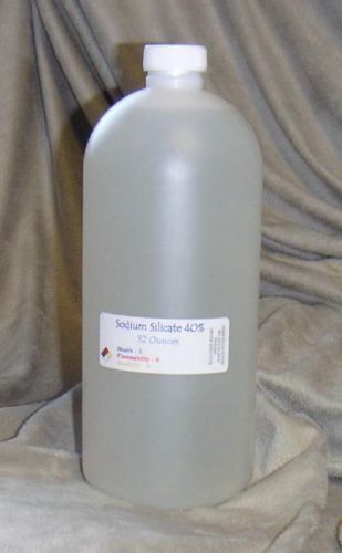 Sodium silicate 40% solution 32 ounces lab chemical na2o(sio2)h2o ceramic 948ml for sale