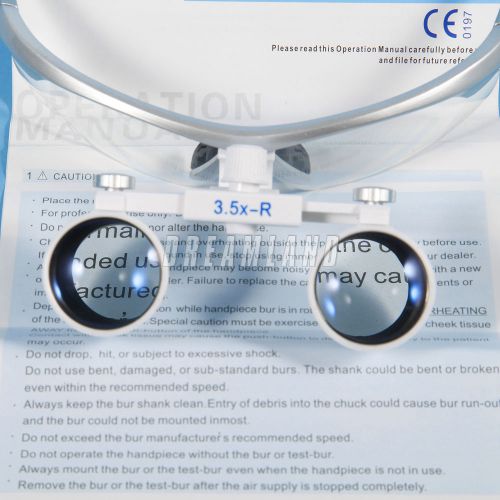 New Dental 3.5X-420 Loupe Binocular Magnifier Lens Glasses Magnifying medical Y