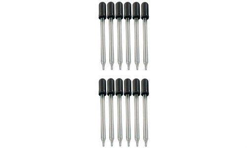Glass eye droppers,dozen(12 pack) for chemistry,new for sale
