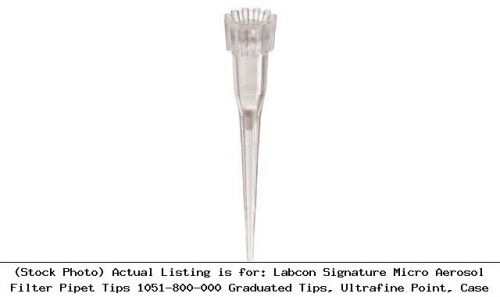 Labcon signature micro aerosol filter pipet tips 1051-800-000 graduated tips for sale