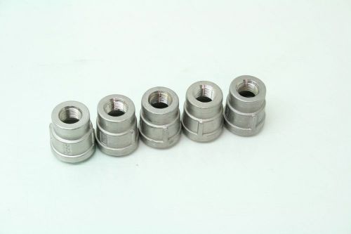 5 All MRO 304 Stainless Steel 3/4&#034; NPT X 3/8&#034; NPT Reducing Pipe Fitting