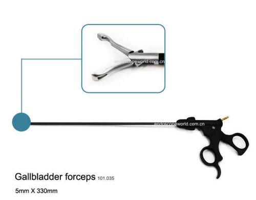 Brand New 5X330mm Gallbladder Forceps Laparoscopy