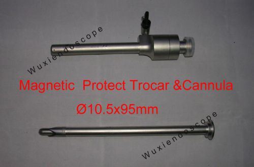 New Laparoscopic  Megnetic Protect Trocar&amp;Cannula ?10.5x95mm for laparoscopy