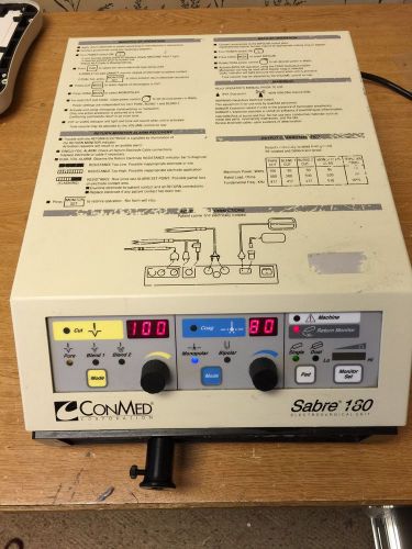 Conmed Sabre 180 Electrosurgical Unit