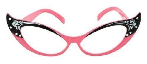 Elope Vintage Cat Eye Glasses (Pink)