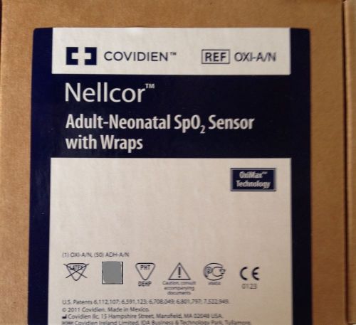 Nellcor Adult NEO SPO2 &#034;Y&#034; Sensor with Wraps OXI- A/N
