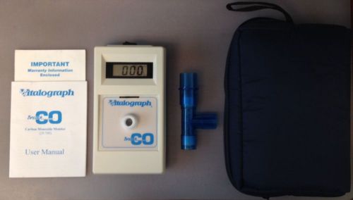 used Vitalograph 29.700 breath CO (carbon monoxide) monitor