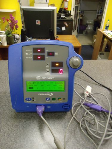 Ge dinamap pro 300v2 electronic vital signs monitor  w/ printer works great 4s for sale