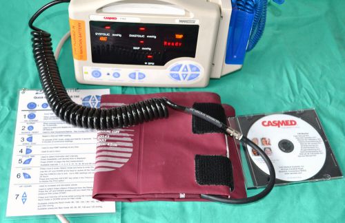 Casmed 740 vital signs monitor / thermometer with software manual for sale