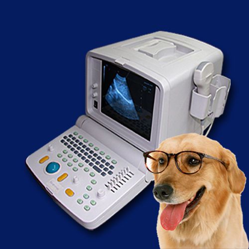 VET Veterinary Portable Ultrasound Scanner Machine with 7.5Mhz Rectal Probe