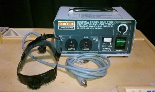 Luxtec, fiber optic headlight system 1300 light source for sale
