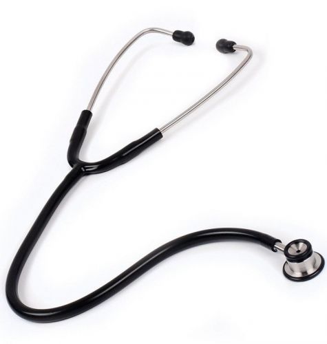 MedSource Stethoscope, MS-70021, Black, Single Head, Single Tube, **NEW**
