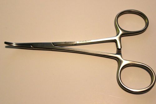 HALSTED HEMOSTATIC MOSQUITO FORCEPS CURVED - Stainless Steel - Made in Gerrmany