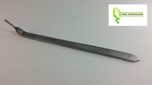 Scalpel Handle #3L BENT Large Surgeon&#039;s Blade Surgical ENT Veterinary Instrument