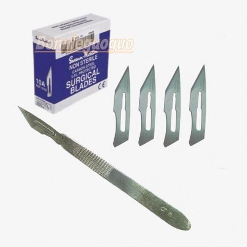 5PCS Quality Surgical Blades With 1 Handle Kits