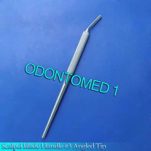 O.R Grade RoundScalpel Blade Handle #3 Angled Tip Dental Instruments