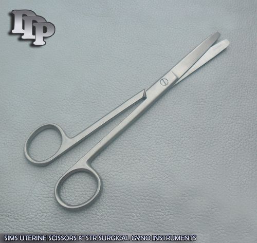Sims Scissors STRAIGHT 8&#034; Surgical Gynecology Instruments