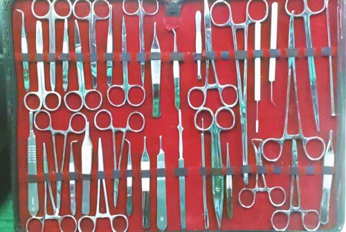 96 pc us military field minor surgery surgical veterinary dental instruments kit for sale