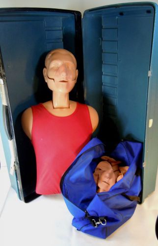 AMBU CPR PAL TRAINING MANIKIN W/20 FACE PIECES AND CASE