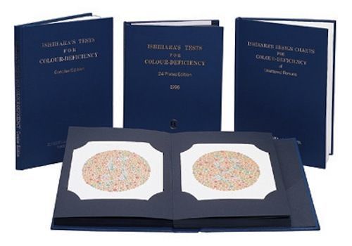 ISHIHARA COLOR DEFICIENCY TEST CHART BOOK 14 PLATE