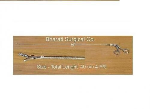 STONE flexible Forceps double action jaws 4 Fr length 40 cm  long ss