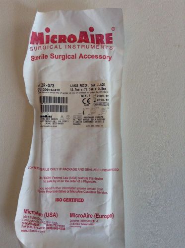 Microaire zr-073 large recip. saw blade, 12.7mm x 73.5mm x 0.8mm for sale