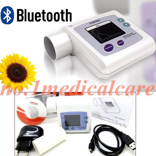 2014 new Bluetooth Handheld  Spirometer--Lung Check,Pulmonary Function,PC SW