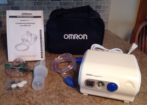 Omron ne-c30 compair elite portable compressor nebulizer respiratory therapy for sale