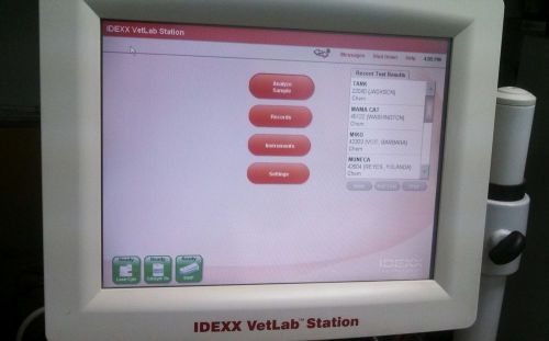 IDEXX  Vetlab 10&#034; Touch Screen Computer Monitor Station