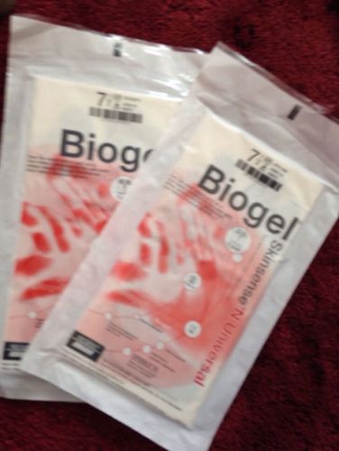 Biogel non latex - skinsense indicator under glove - size 7 .5 package of 2 for sale