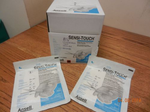 Ansell 7827 Ster Surg SensiTouch Gloves Sz 8.5 NEW 50prs Short Date Sale!