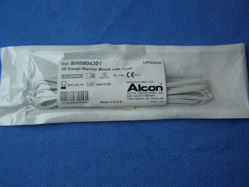Alcon 20 Gauge Bipolar Brush with Cord REF: 8065804301 Lot of 1.
