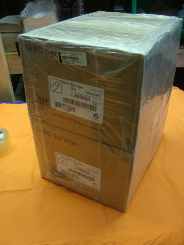 4 cases of bd 10ml syringe - model 309604 - new in box for sale
