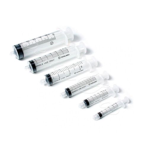 Sterile terumo syringes 3-part hypodermic – 1ml 2,5ml 5ml 10ml 20ml 30ml 50ml ce for sale