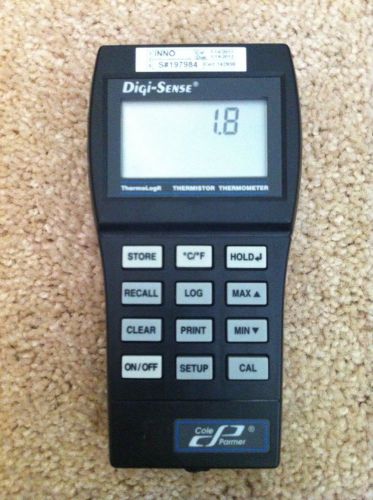 Digi-sense cole parmer thermologr thermistor thermometer for sale
