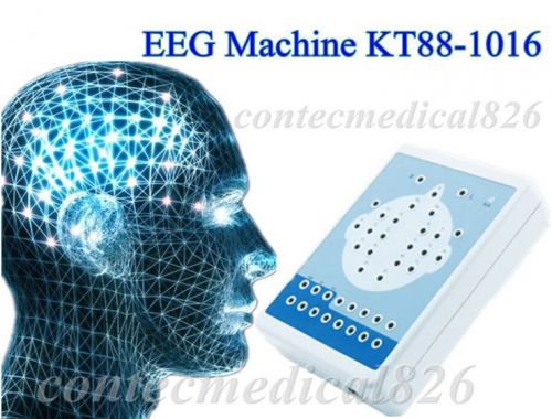 Digital,EEG machine, 16 Channel,and Mapping System KT88-1016+free 2 tripods
