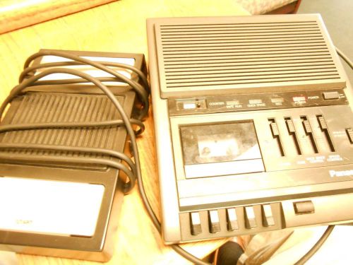 Panasonic Office Microcassette Transcriber RR-930 with foot pedal RP-2692