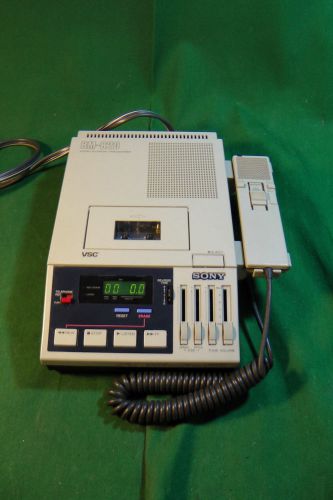 Sony BM-820 Micro Dictator/Transcriber, and Hand Controller Unit HU 70  #2824