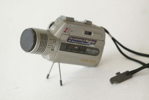 Sony M-100MC Mic n Micro Handheld Cassette Voice Recorder M-100MC