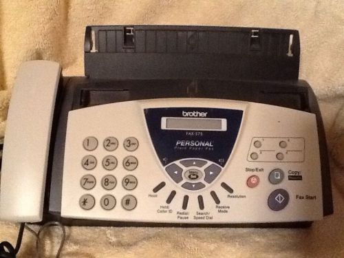 BROTHER Personal Fax Machine 575, Plain Paper, May need ribbon