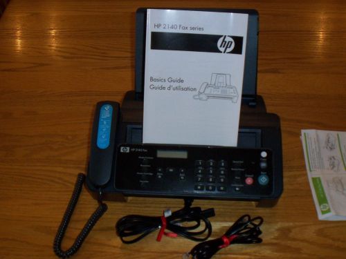 HP 2140 Fax Machine SNPRG 802 Fax Phone Copy Plain Paper Inkjet